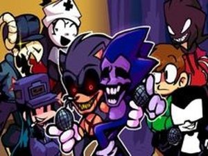 FNF Endless-Cycle but Everyone Sings it Online Arcade Game