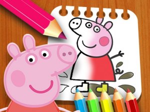 PeppaPig Coloring Book Online Game Coloring Game