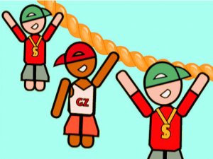 Zipline Rescue Puzzle Game - Physics Puzzle Game