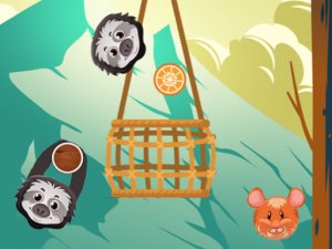 Slings to the Basket Puzzle Game Arcade Game
