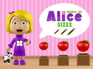 World of Alice Sizes Online Game - Kids Puzzle Game