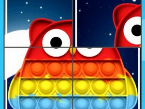 Owl Pop It Rotate Puzzle Game - Puzzle Game