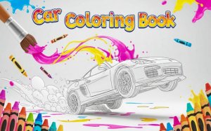 Car Coloring Book - Free Online Drawing and Painting Game, Coloring Game