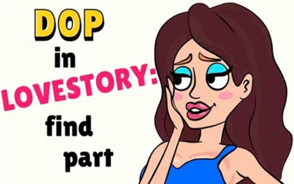 DOP in Love Story Find Part - Hidden Object Puzzle Game Online