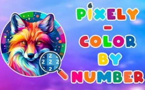 Pixely Color by Number Puzzle