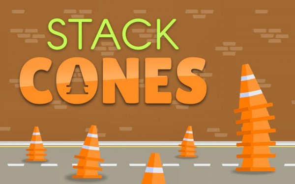 Stack Cones Online Game - Ice Cream Stacking Puzzle