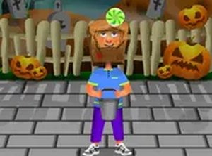 Halloween Candy Catch Skill Arcade Game